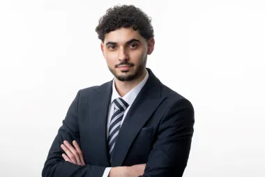 A headshot of UBC Okanagan APSC alumni, Abdullah Abusamak
