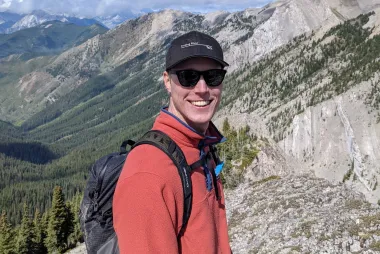 UBC alum Koen Duineveld, hiking and enjoying nature. 