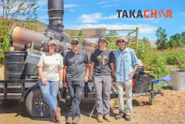 Takachar team posing for an image