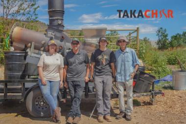 Takachar team posing for an image