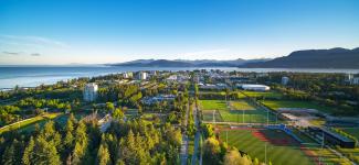 Aerial shot of UBC Vancouver