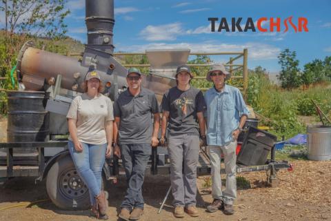 Takachar team posing for an image